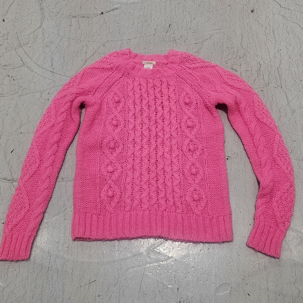 Crewcuts Girls Cable Knit Pink Sweater...Size 12